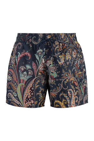 Printed swim shorts-0